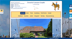 Desktop Screenshot of ferienhof-janssen-graalfs.de